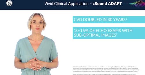 cSound ADAPT - Vivid Clinical Application