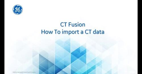 How to Import CT data to your Vivid scanner