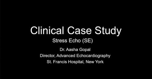 CVUS Tech Expo: Stress Echo Clinical Case with Dr. Aasha Gopal