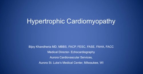 CVUS Tech Expo: Hypertrophic Cardiomyopathy with Dr. Bijoy ...